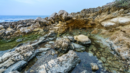 Fototapeta na wymiar landscape by the sea