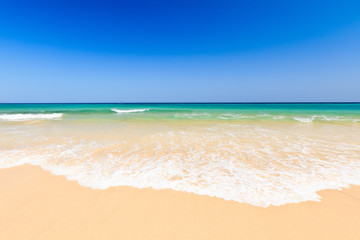 Beautiful ocean beach on Canary islands