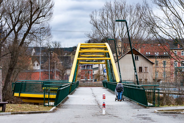 Bridge over the river Saale in Rudolstadt