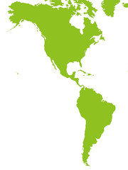 南北アメリカ　アメリカ合衆国　地図