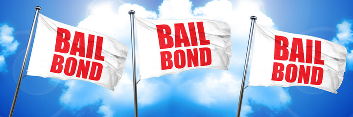 bailbond, 3D rendering, triple flags