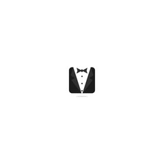 Butler or Suit or Jacket or Tuxedo Icon. Isolated.