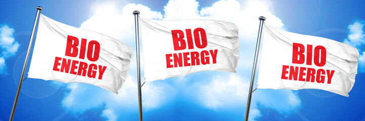 bio energy, 3D rendering, triple flags