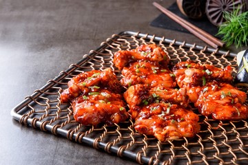 dakgalbi is korean style spicy Stir-fried Chicken