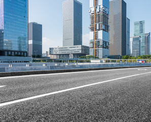 urban traffic road with cityscape in modern city of China.