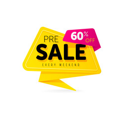 Special offer sale tag discount symbol retail sticker or sign price isolated modern graphic style vector illustration