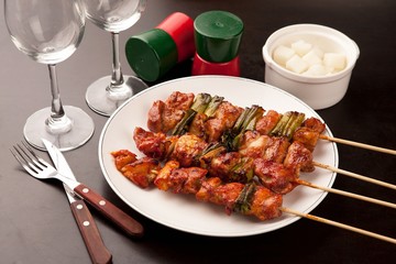  Spicy chicken satay