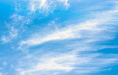 white clouds against blue sky