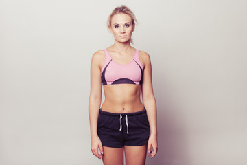Fototapeta premium sporty fit fitness woman