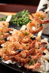 Grilled shrimp Skewers