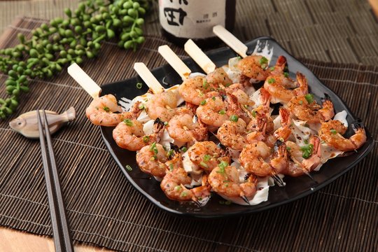 Grilled Shrimp Skewers