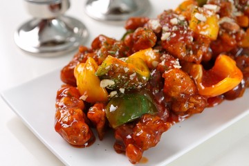 dakbal is korean style pub food Spicy chicken feet