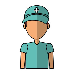 professional surgeon avatar character vector illustration design
