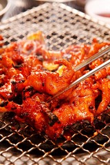 dakbal is korean style pub food Spicy chicken feet
