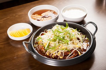 dakbal is korean style pub food Spicy chicken feet