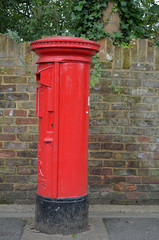 Traditional British Post Box