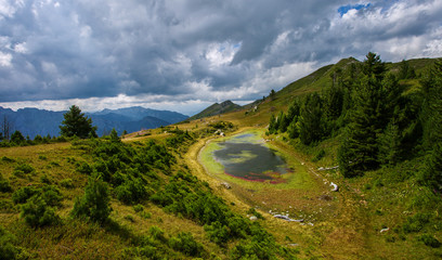 Amazing mountain landscape in Prokletije National Park, Montenegro