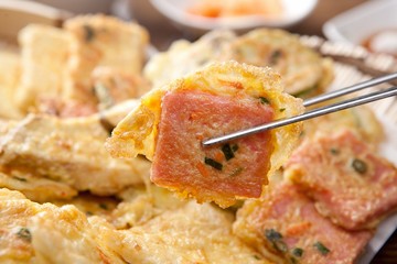 korean pancake mix plate
