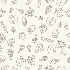 Seamless hand drawn pattern