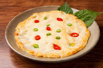korean style potato pancake plate