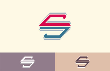 S business logo