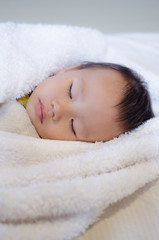 Obraz na płótnie Canvas 子ども 赤ちゃん 睡眠 sleeping baby