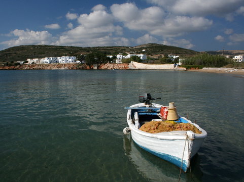 Fischerboot in Ambelas
