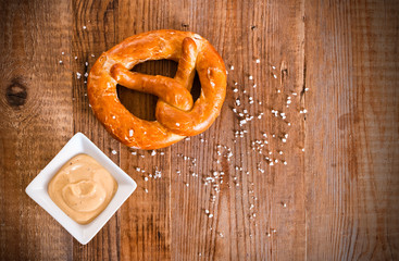 Bavarian pretzels. 