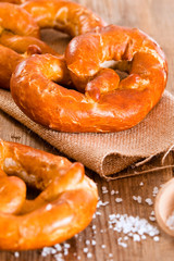 Bavarian pretzels. 