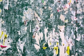 Abstract torn posters