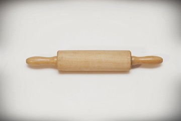 New rolling pin on a white background