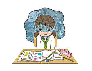 落ち込む女生徒