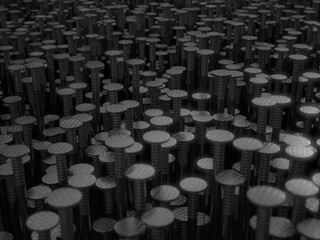 Fototapeta premium a lot of nails