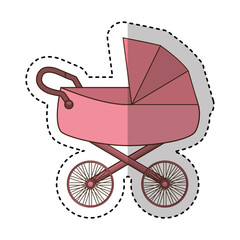 baby cart isolated icon vector illustration design