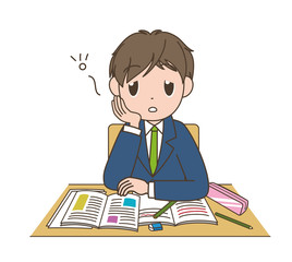 ボーっとする男子生徒