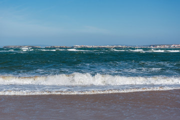 Atlantic coast near Peniche, Portugal.