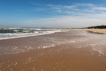 Atlantic coast near Peniche, Portugal.