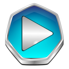 Play Button - 3D illustration