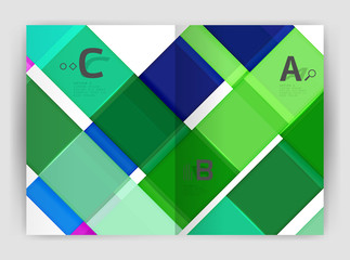 Obraz premium Business a4 business brochure geometrical template