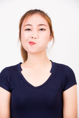 Fototapeta premium Attractive Happy Playful Young Woman