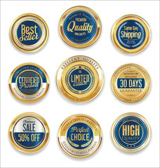 Fototapeta premium Sale luxury golden labels collection