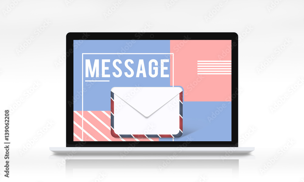 Sticker Email Communication Envelope Icon Graphic