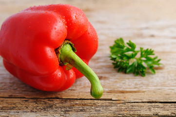 Fresh peppers. sweet pepper