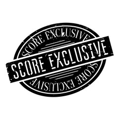 Score Exclusive rubber stamp. Grunge design with dust scratches. Effects can be easily removed for a clean, crisp look. Color is easily changed.