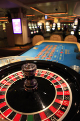 Roulette wheel in casino - 139064813