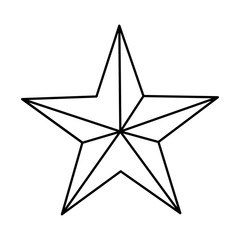 Obraz premium little star decorative icon vector illustration design