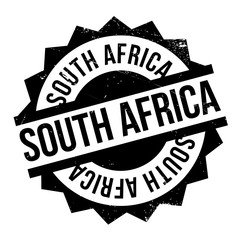 Obraz premium South Africa rubber stamp. Grunge design with dust scratches. Effects can be easily removed for a clean, crisp look. Color is easily changed.