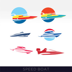 Obraz premium Boats Logo vector