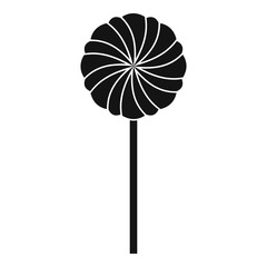 Round candy icon , simple style