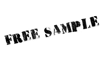 Free Sample rubber stamp. Grunge design with dust scratches. Effects can be easily removed for a clean, crisp look. Color is easily changed.